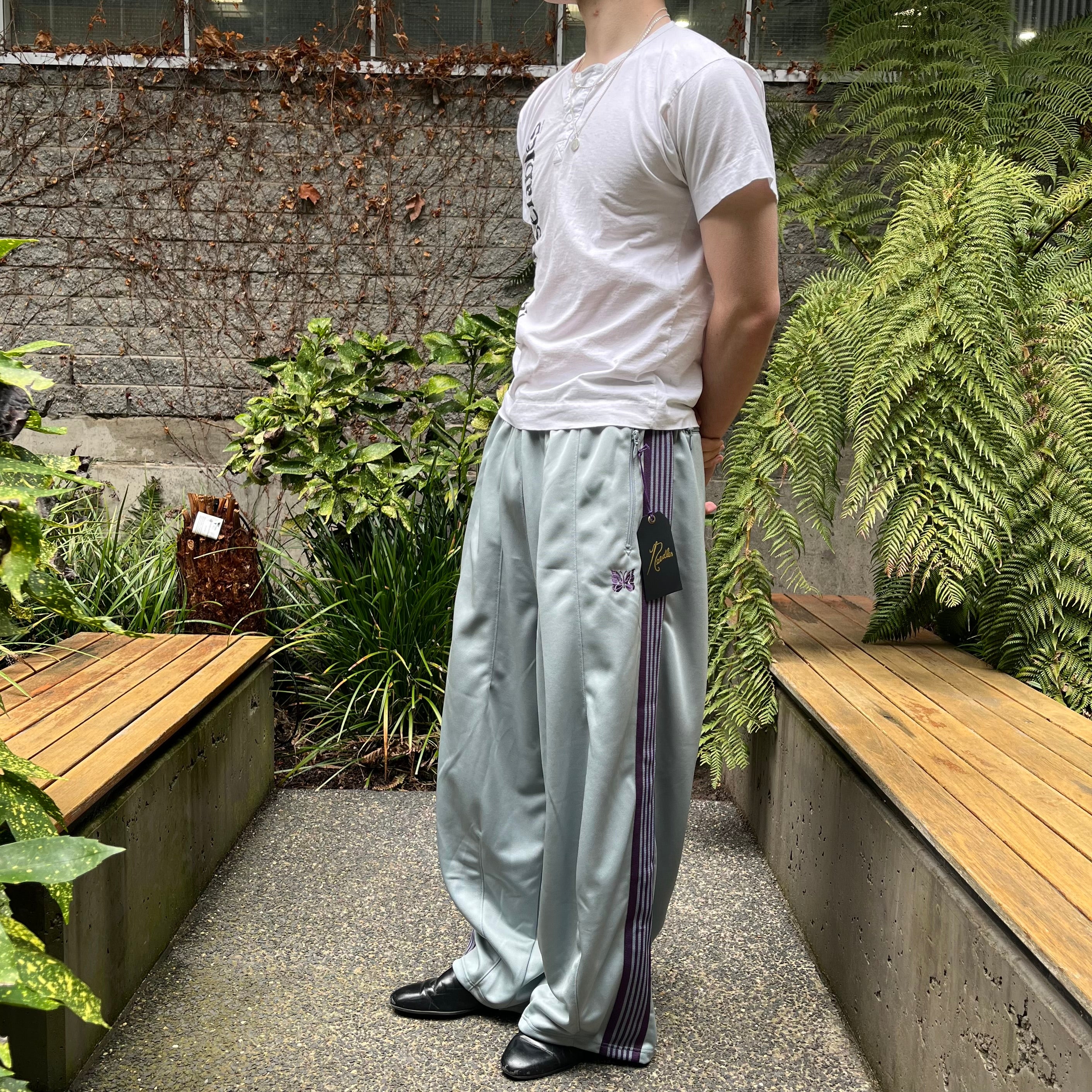 NWT Needles HD Trackpants - Turquoise/Purple