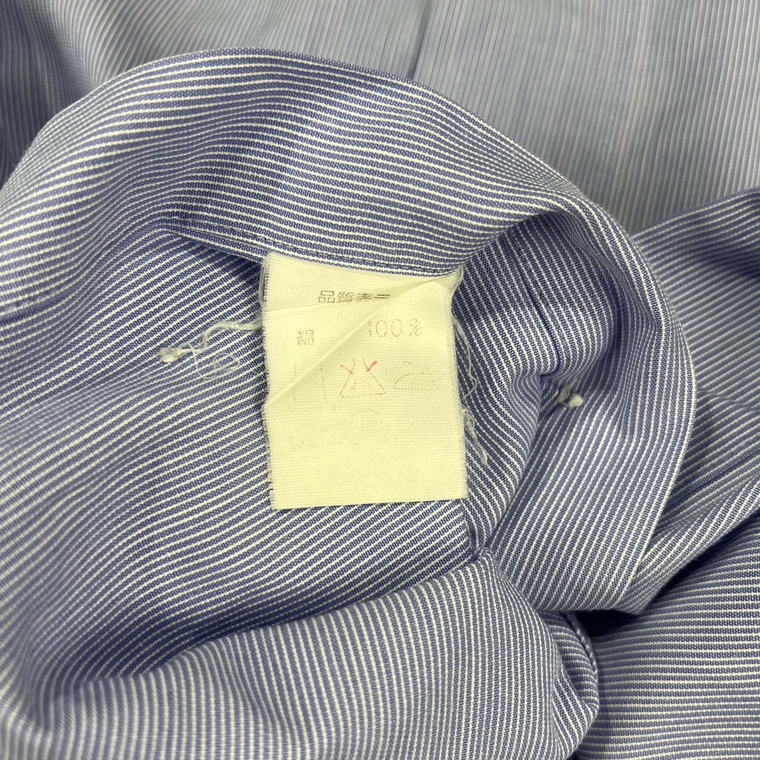 Issey Miyake Pinstripe Button Up Shirt
