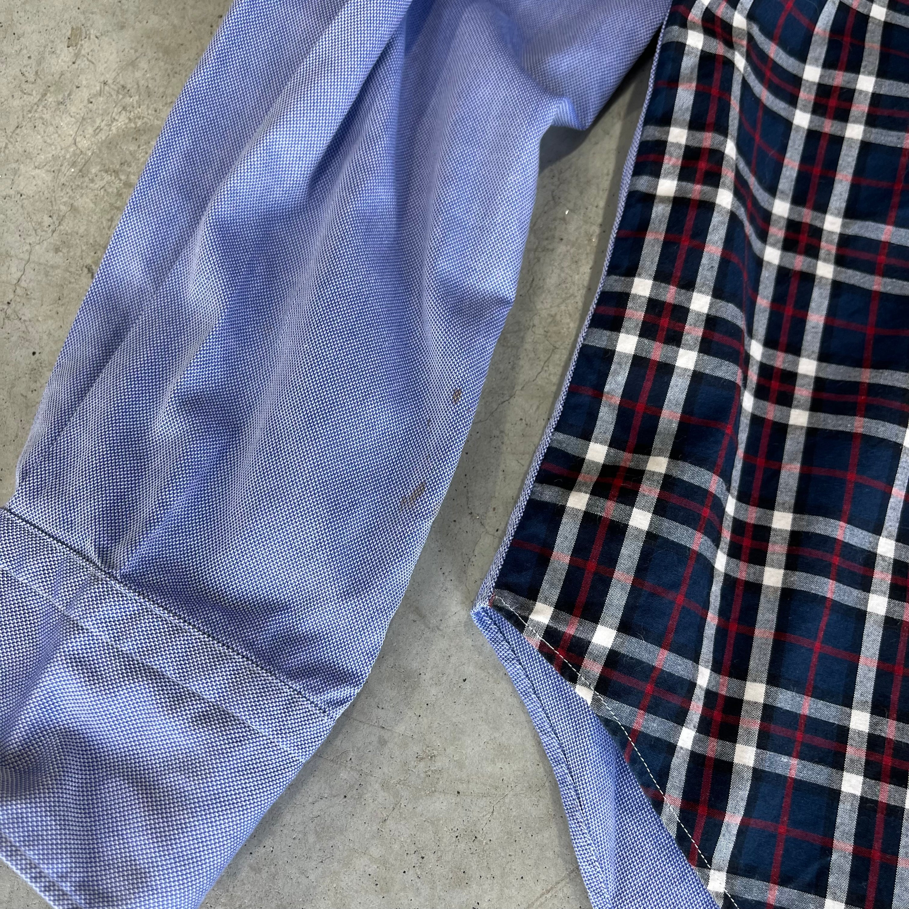 Comme Des Garcons Homme Patch Work Button Up