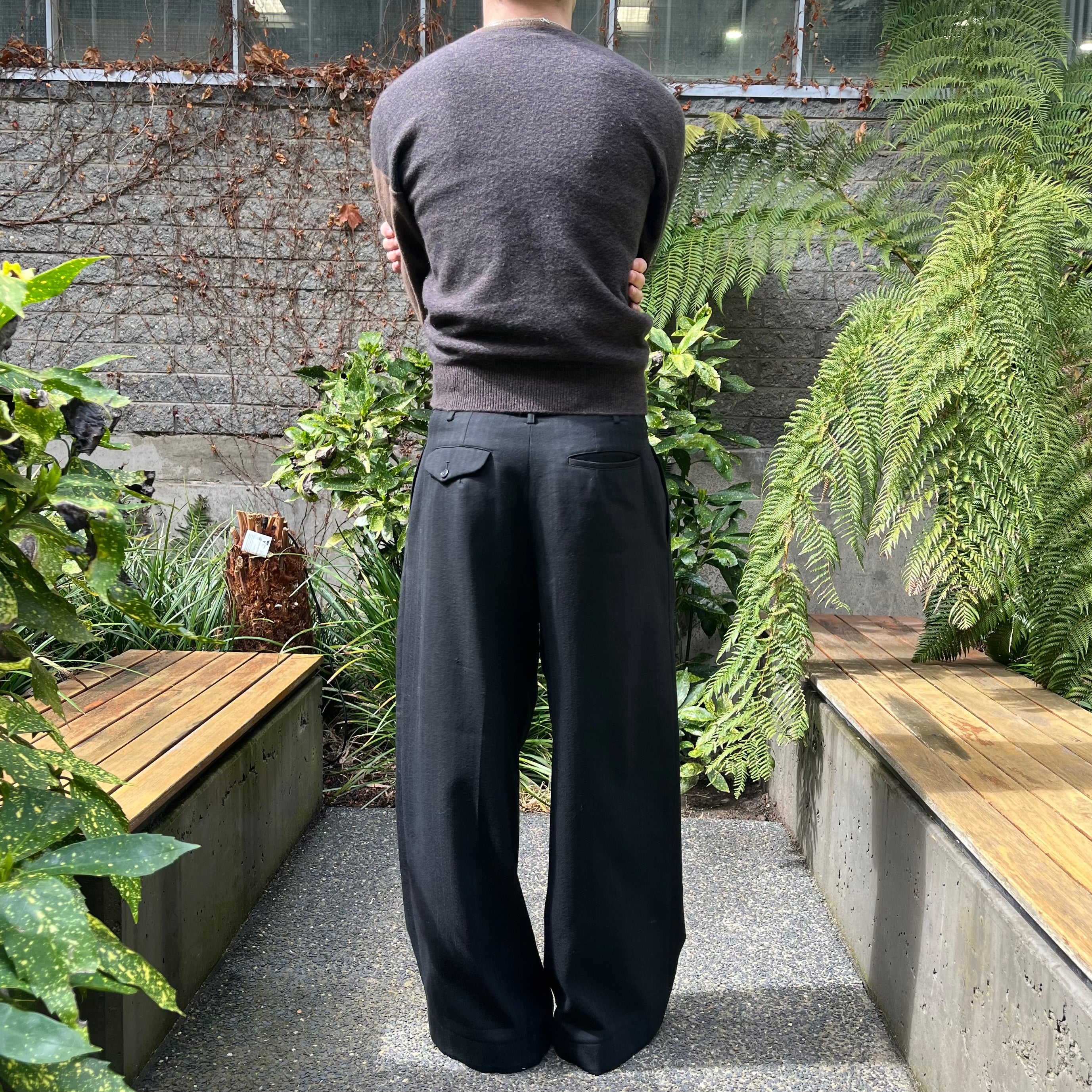 70s/80s Burberry Handmade Cashmere Intarsia Sweater