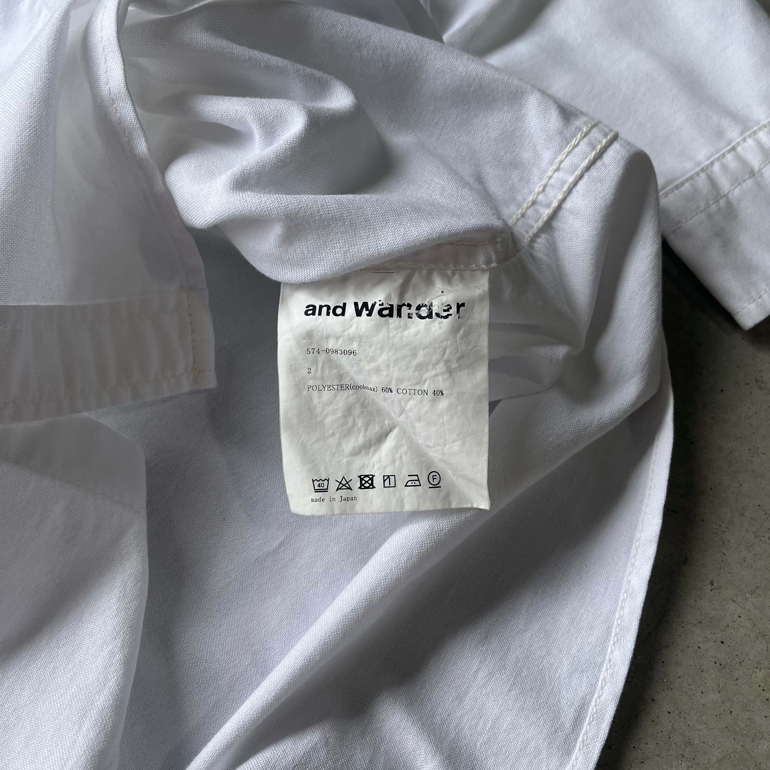 And Wander Two Pocket Button Up Shirt