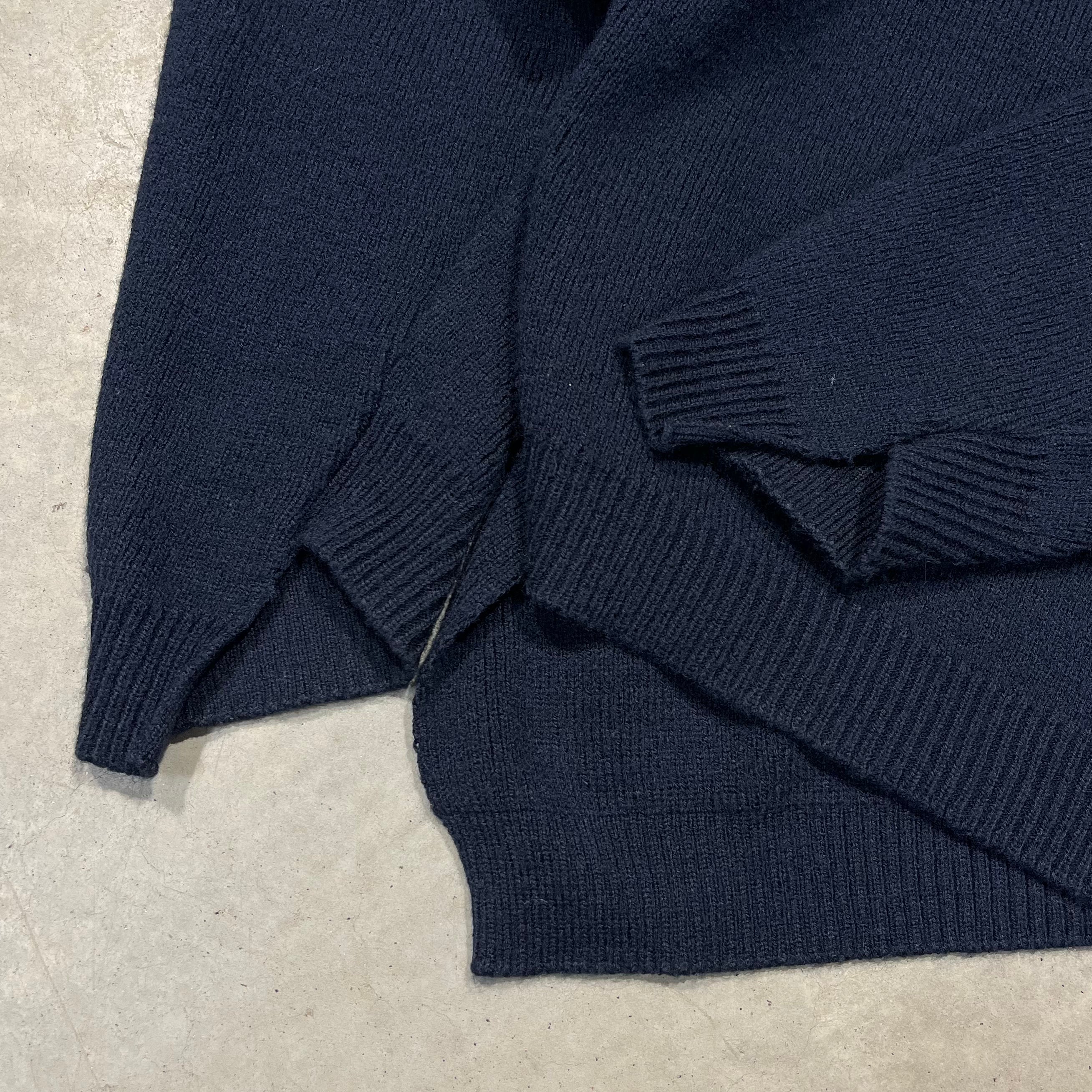 Comme Des Garcons SHIRT Asymmetrical Acrylic Knit Sweater