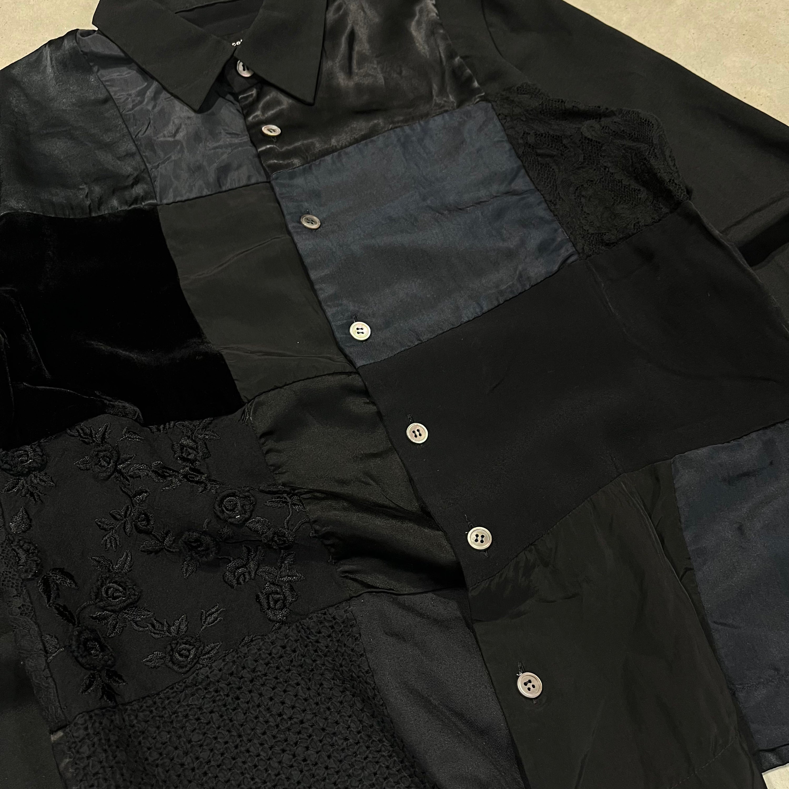 Tricot Comme Des Garcons Patchwork Shirt