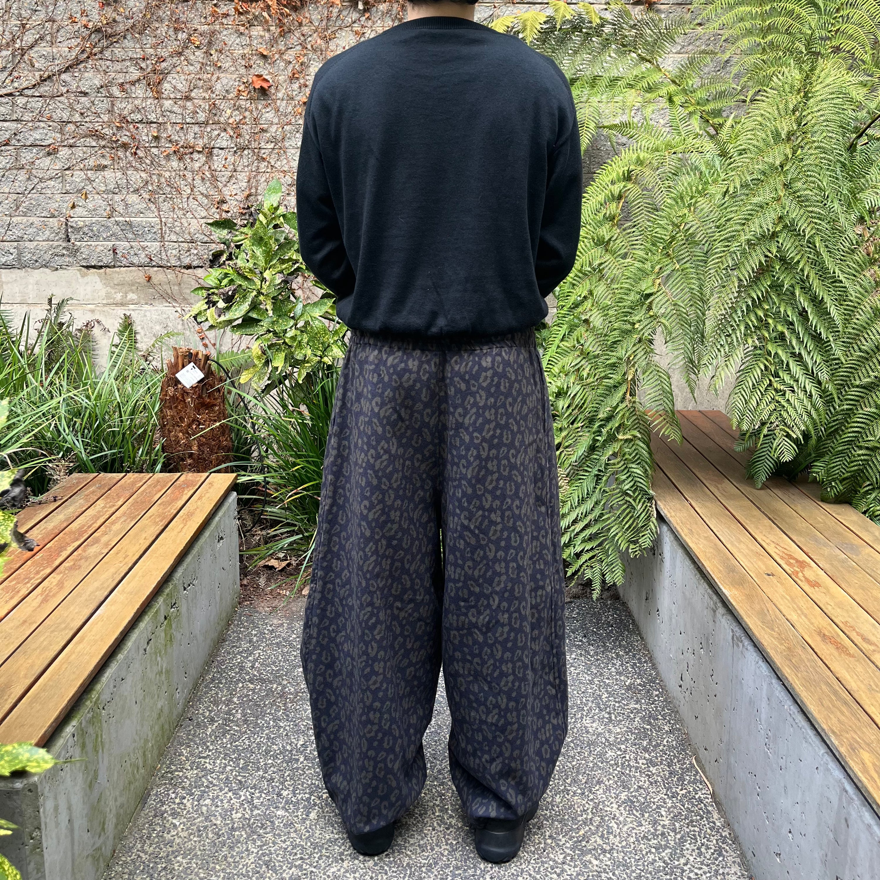 NWT Needles HD Leopard Print Wool Pants