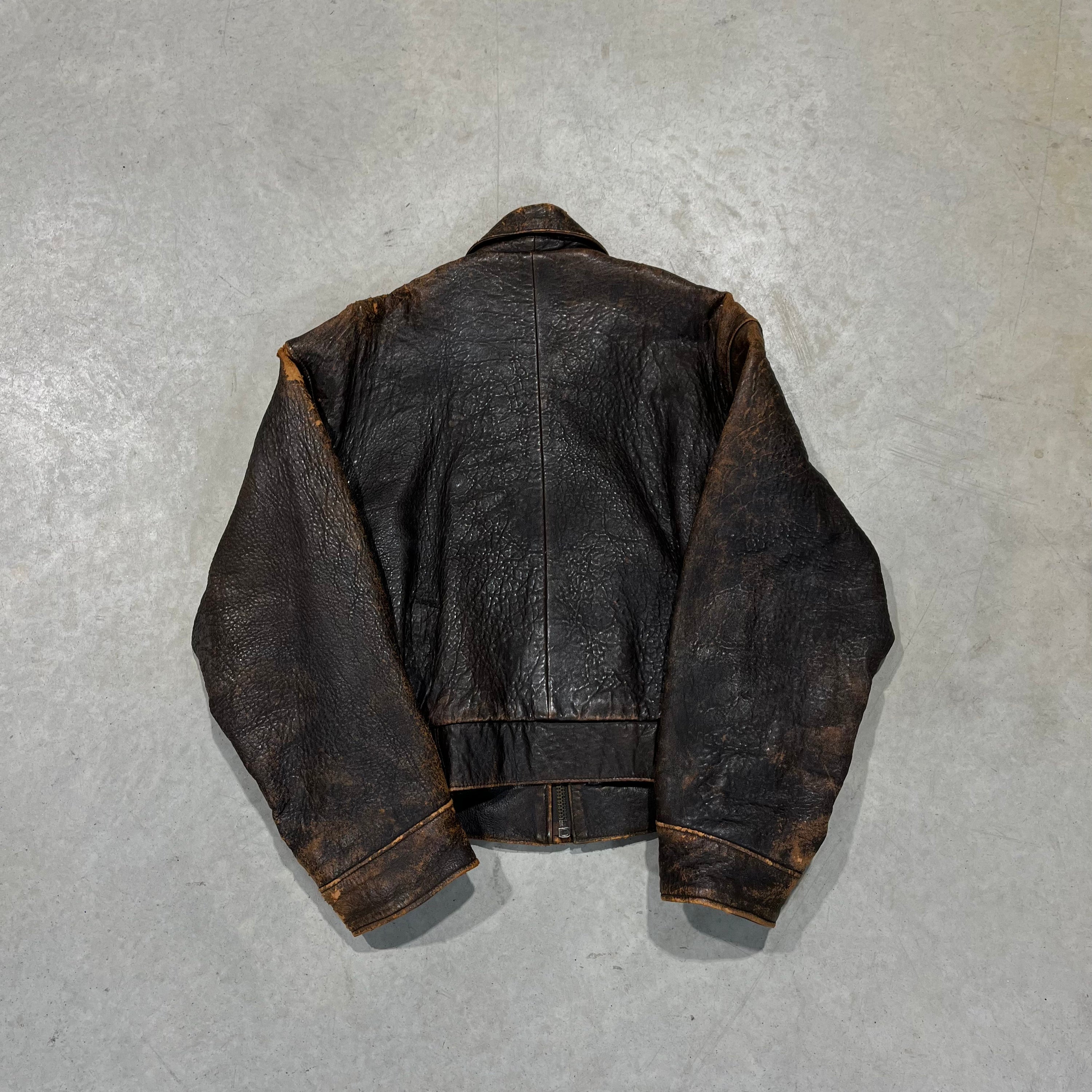 90s Avirex Leather Jacket