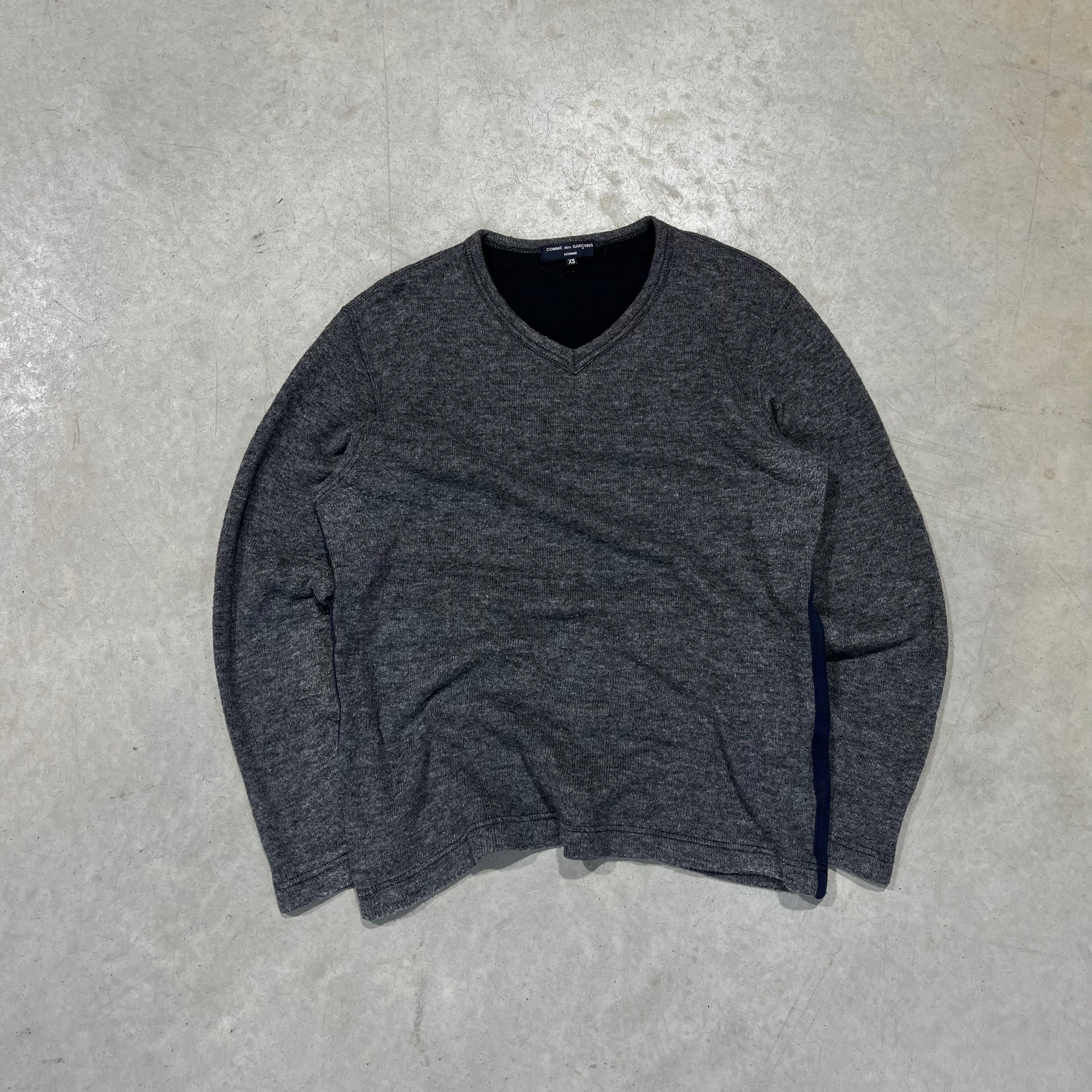 2009 Comme Des Garcons Homme V-Neck Knit Jumper