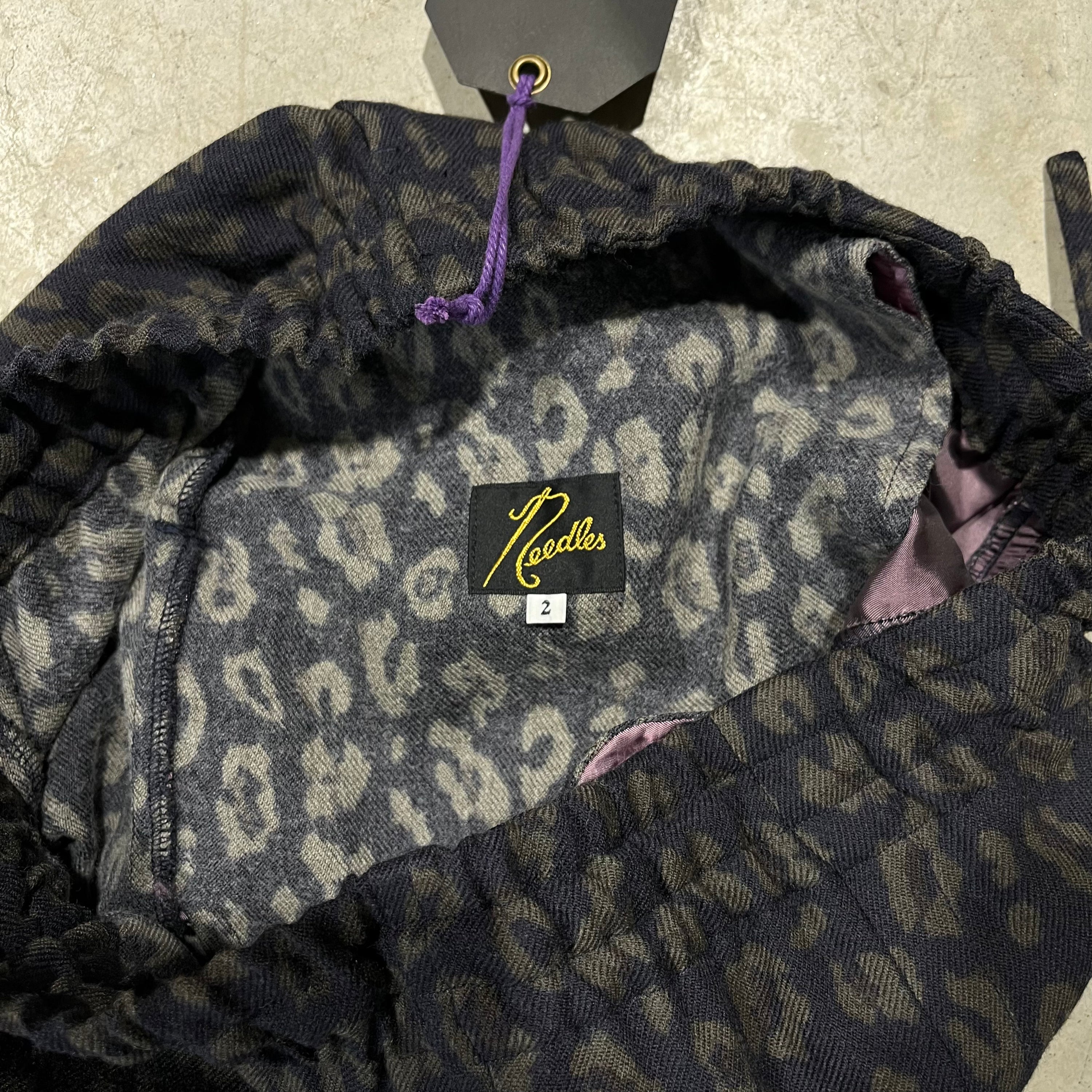 NWT Needles HD Leopard Print Wool Pants